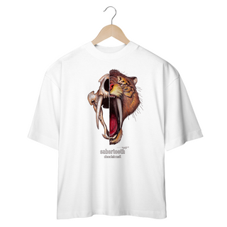 Nome do produtoT Shirt oversized tigre dentes-de-sabre