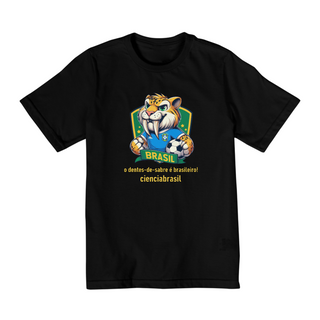 Nome do produtoT shirt quality infantil (2 a 8) Smilodon Brasil 3