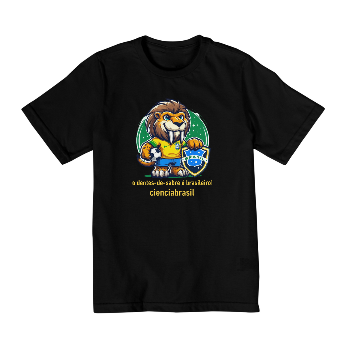 Nome do produto: T shirt quality infantil (10 a 14) Smilodon Brasil 4