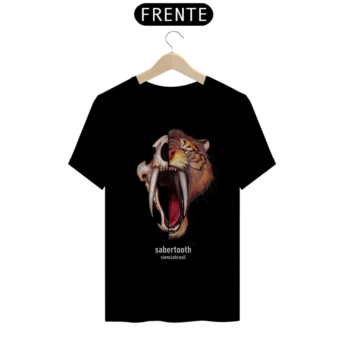 Nome do produto: T-shirt pima Dentes-de-sabre