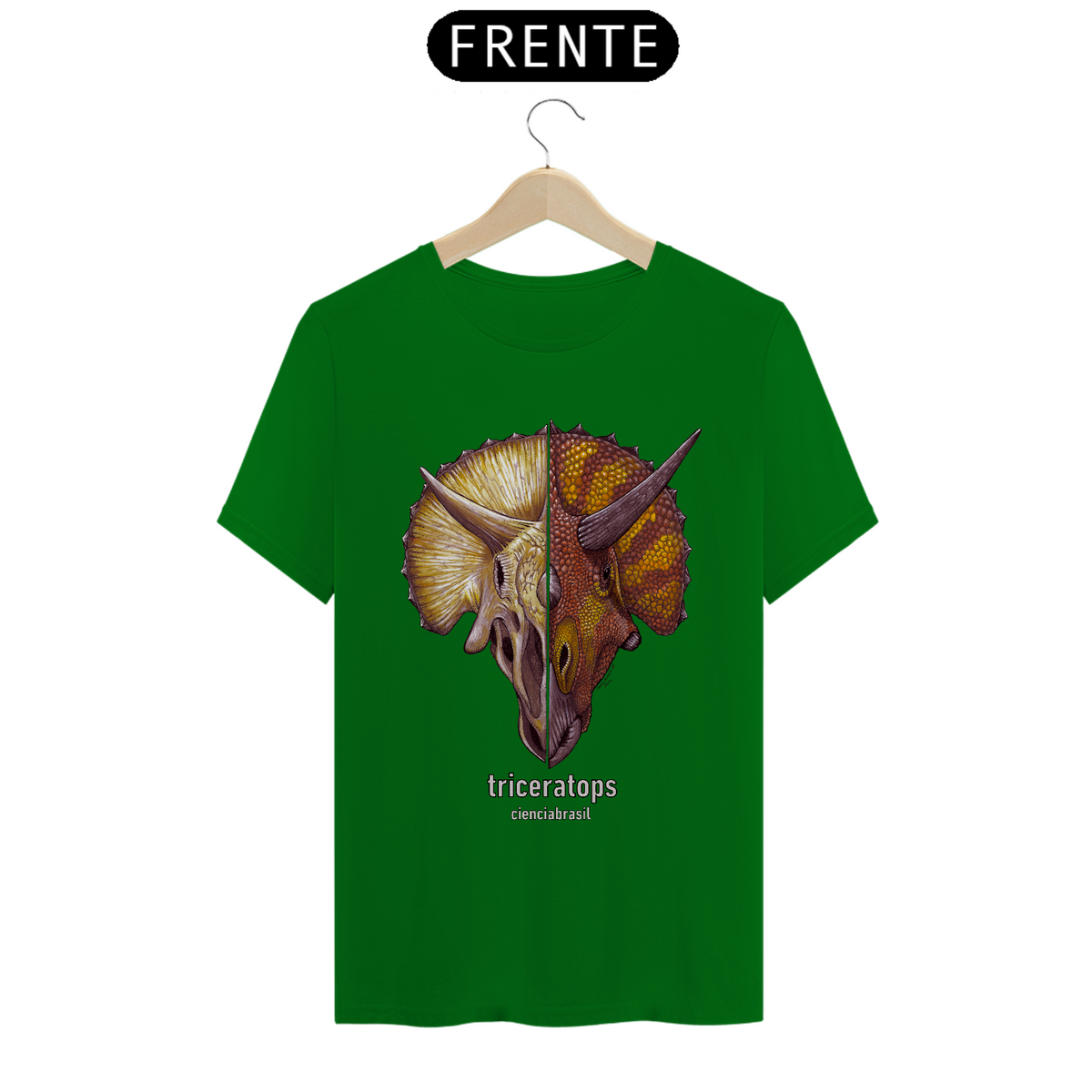 Nome do produto: T-Shirt Quality caras Triceratops
