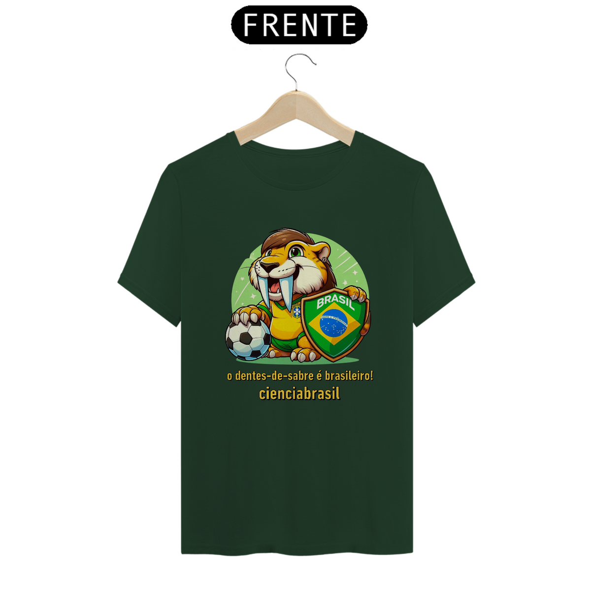 Nome do produto: T shirt classic Smilodon Brasil 2