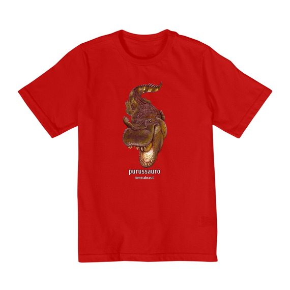 T-Shirt Quality Infantil (10 a 14) Purussauro