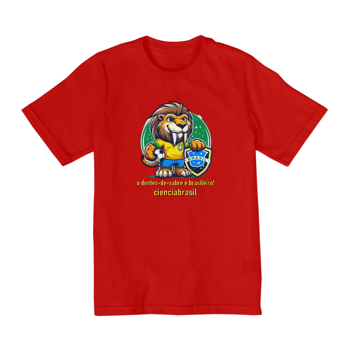 Nome do produto: T shirt quality infantil (2 a 8) Smilodon Brasil 4