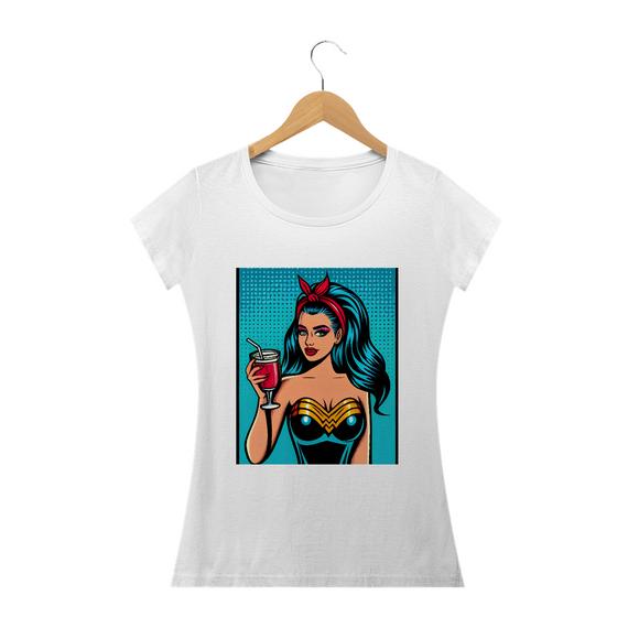 Camiseta Feminina Vintage Pop