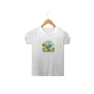 Camiseta Infantil: Elefante Feliz