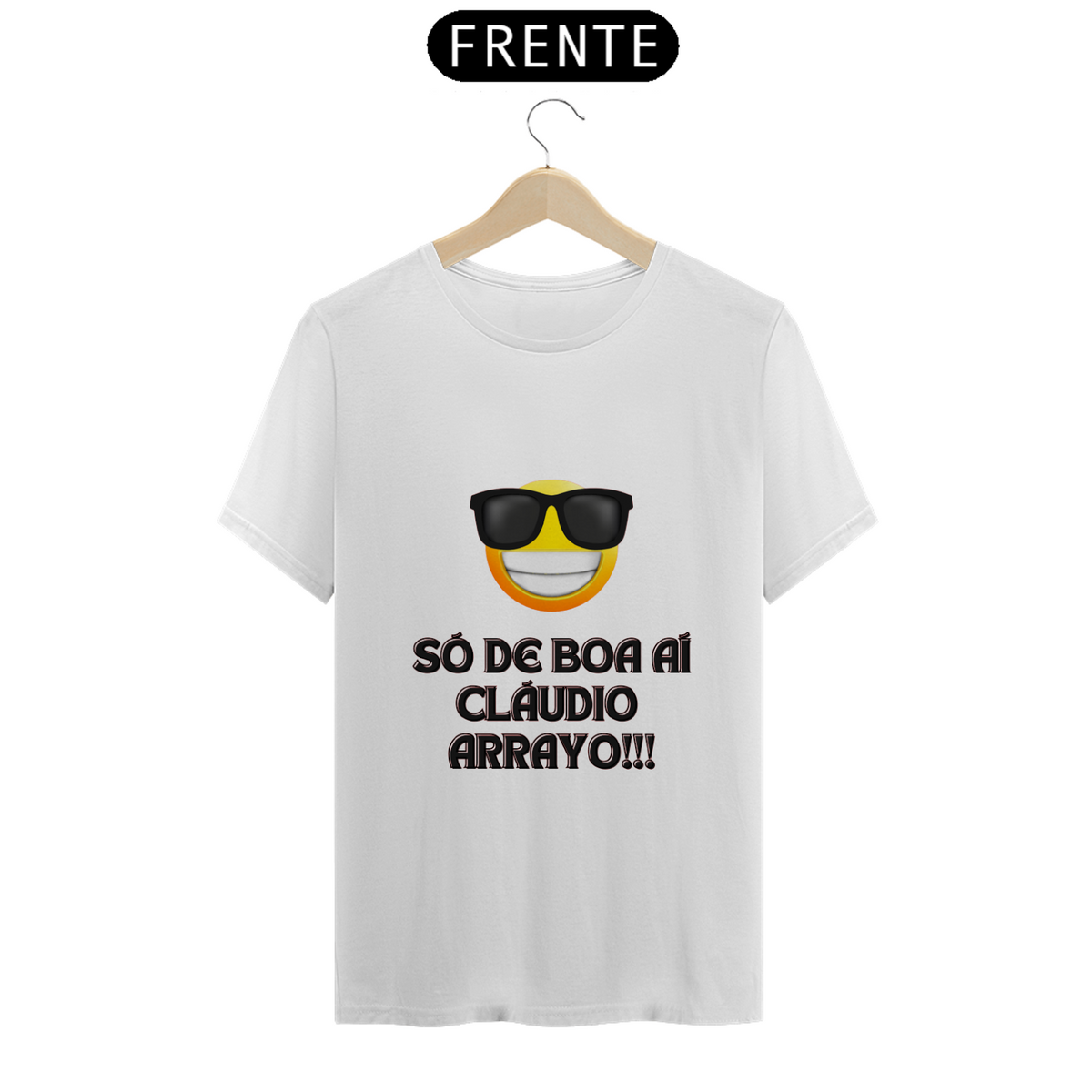 Nome do produto: Camiseta Cláudio Arrayo