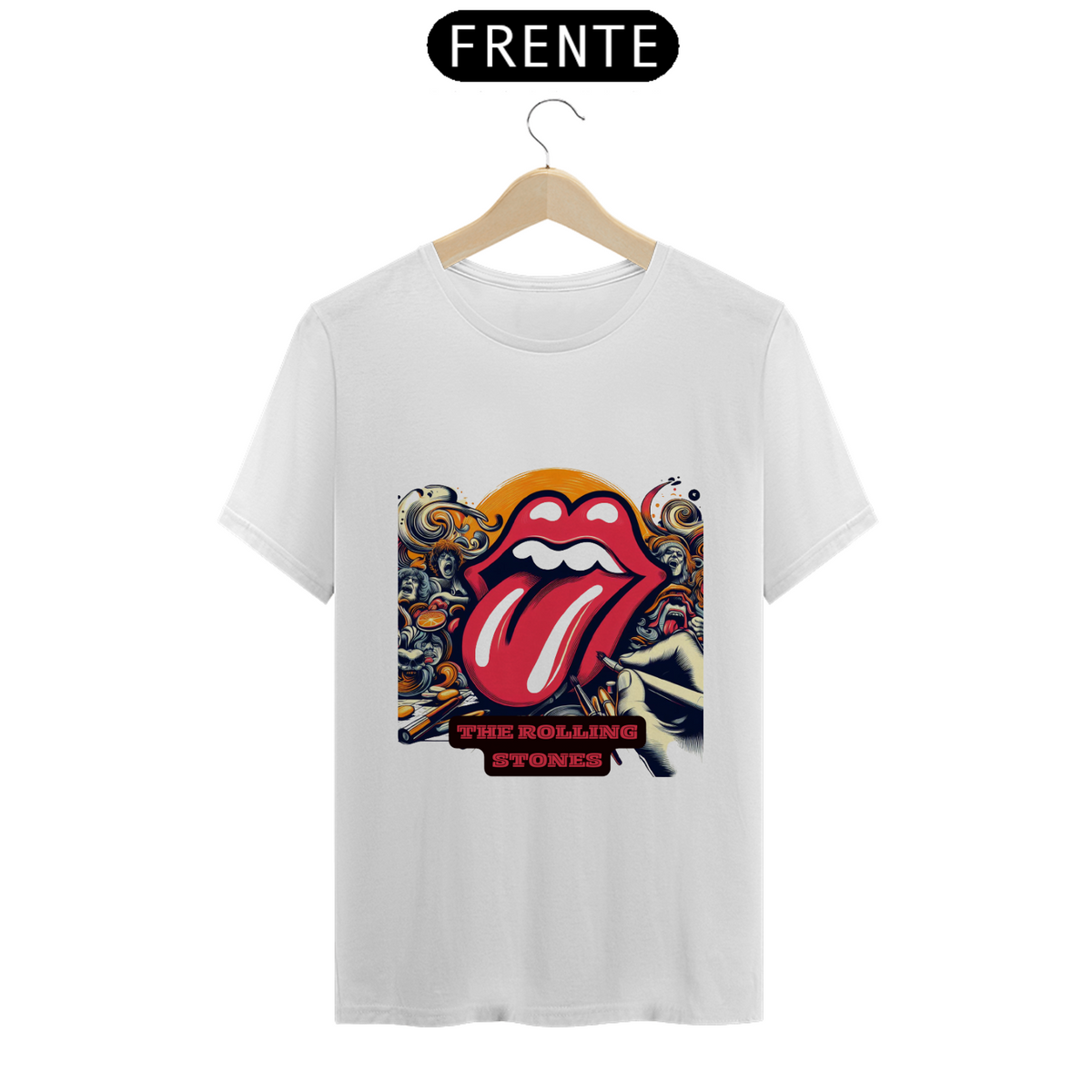 Nome do produto: Camiseta Rolling Stones