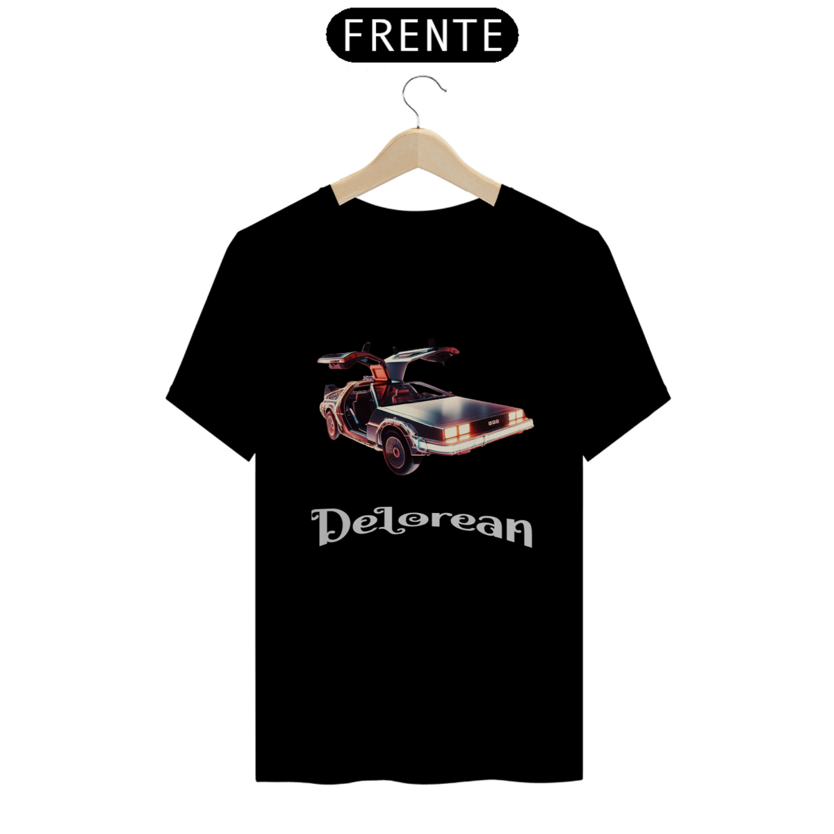 Nome do produto: Camiseta DeLorean: De volta Para o Futuro