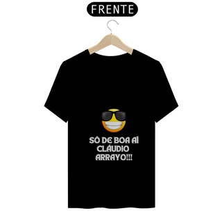 Nome do produtoCamiseta Cláudio Arrayo Meme