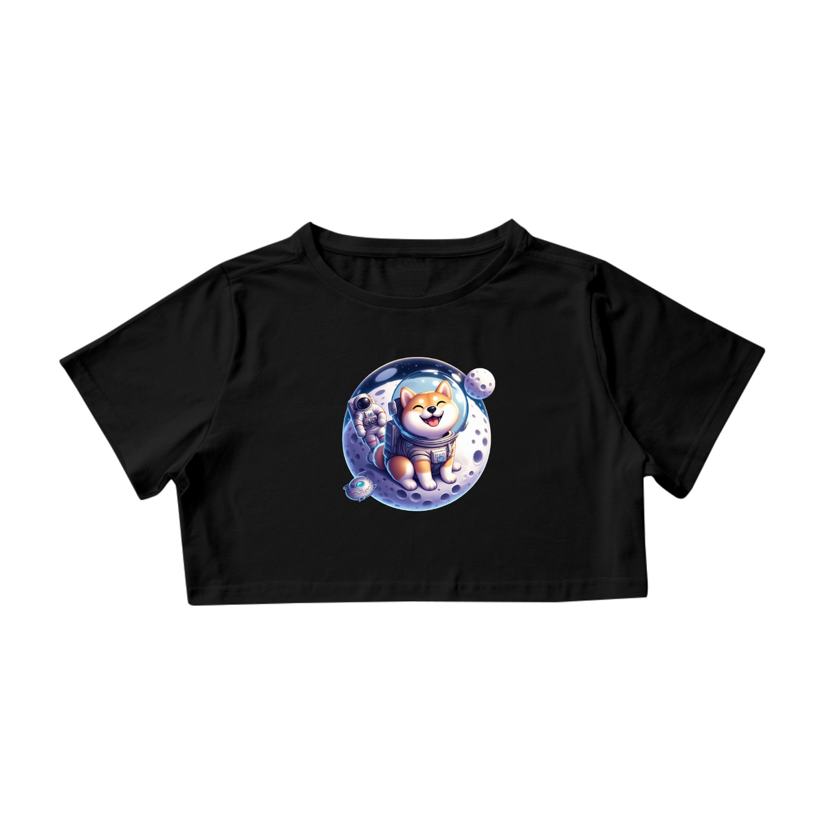 Nome do produto: Cropped Shiba-Inu Astronauta
