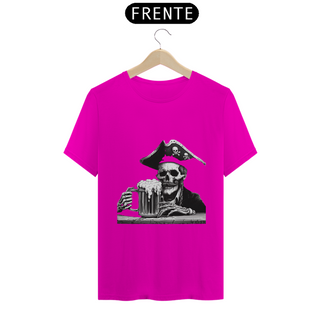 Nome do produtoEstilo Pirata: Camiseta Caveira Levando a Diversão a Bordo