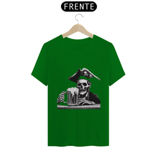 Nome do produtoEstilo Pirata: Camiseta Caveira Levando a Diversão a Bordo