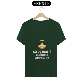 Nome do produtoCamiseta Cláudio Arrayo Meme