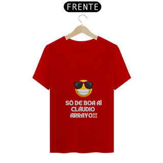 Nome do produtoCamiseta Cláudio Arrayo Meme