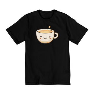 camiseta infantil café forte	