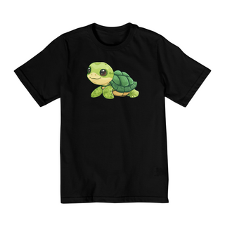 camiseta infantil tartaruga esperta	