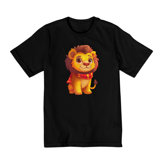 camiseta infantil leão mágico	