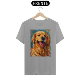 Nome do produtoLinha  Impressionismo T-Shirt Quality - Golden Retriever