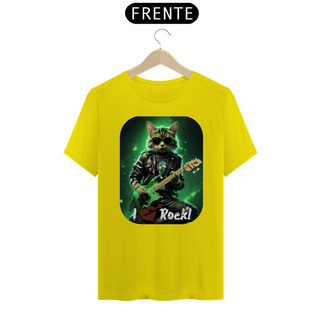 Nome do produtoLinha T-shirt Quality - Rock Cat 01