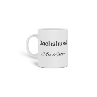 Nome do produtoCaneca Porcelana com fundo - Dachshund