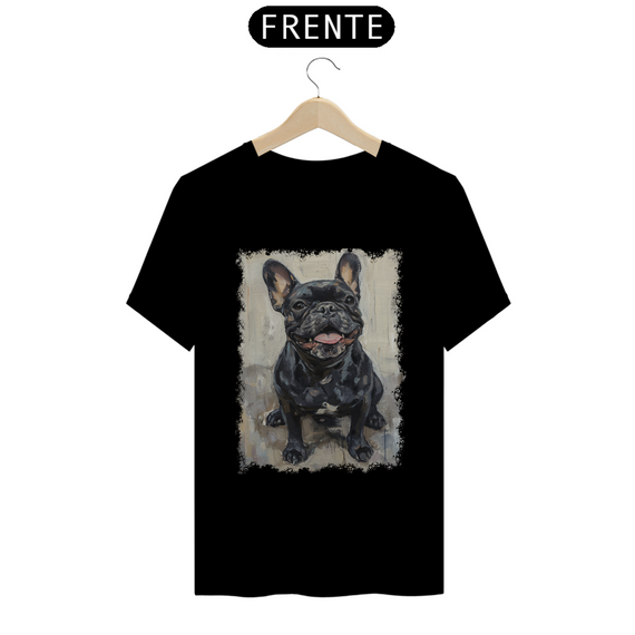 Linha  Impressionismo T-shirt  Quality - Bulldog Francês