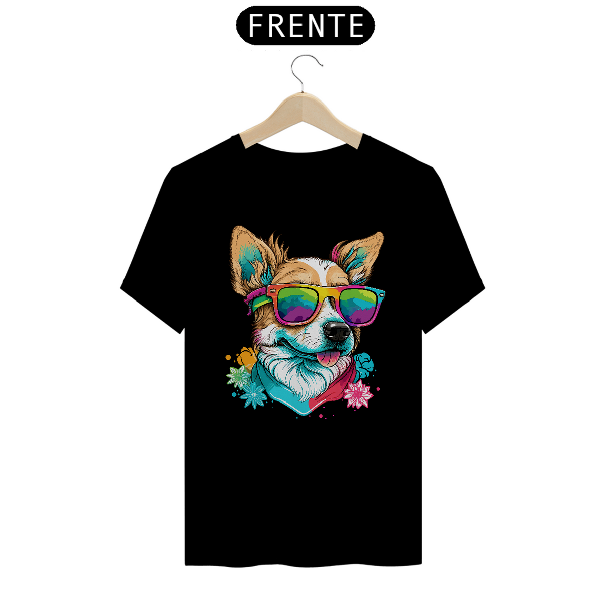 Nome do produto: Camiseta Masculina Cute Dog