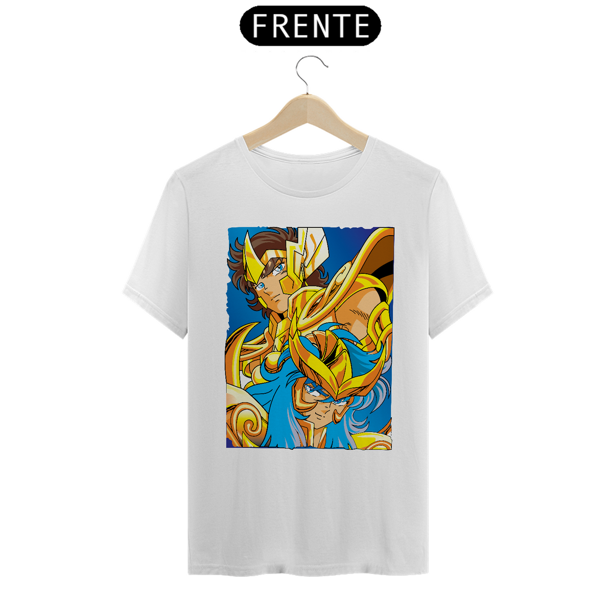 Nome do produto: Camiseta - Cavaleiros do Zodíaco - Cavaleiros de Ouro - ANIME