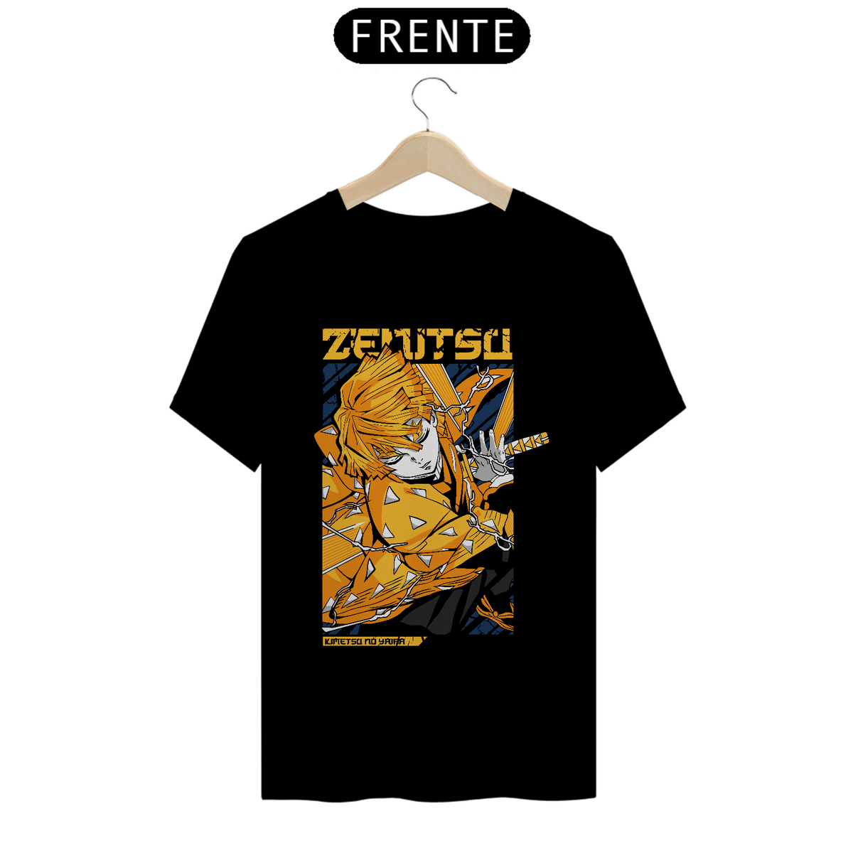Nome do produto: Camiseta Zenitsu - Demon Slayer - ANIME