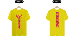 Nome do produtoT-shirt Unissex  -  Pink Lettering