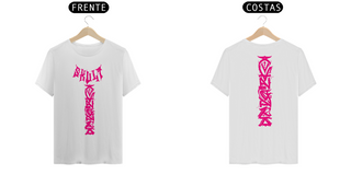 Nome do produtoT-shirt Unissex  -  Pink Lettering