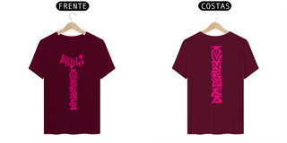 Nome do produtoT-shirt Unissex  -  Pink Lettering