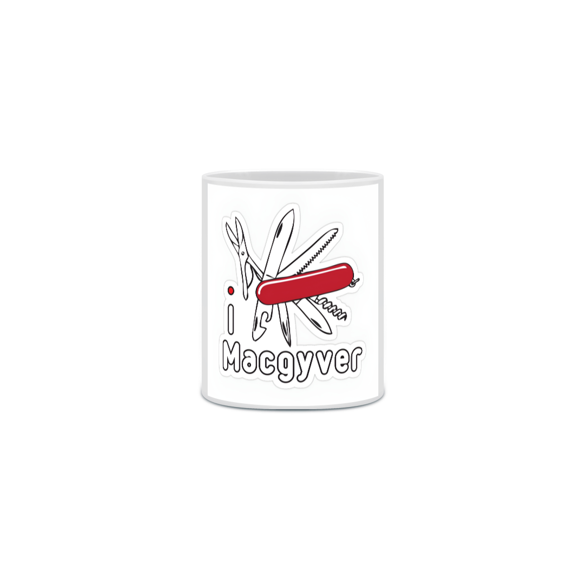 Nome do produto: CANECA I LOVE MACGYVER