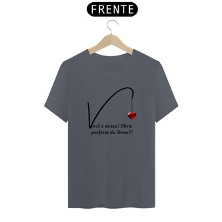 Nome do produtoCamiseta Feminina T-shirt Você É Única! Uma Obra Perfeita De Deus.