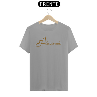 Nome do produtoCamiseta Feminina T-shirt Abençoada