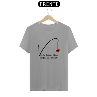 Nome do produtoCamiseta Feminina T-shirt Você É Única! Uma Obra Perfeita De Deus.