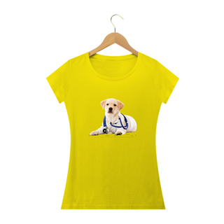 Nome do produtoCamiseta Feminina Baby Long Cão Veterinário