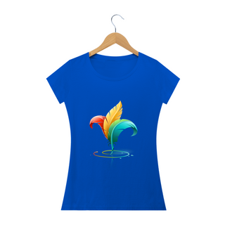 Nome do produtoCamiseta Feminina Baby Long Coleção Flores