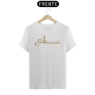 Nome do produtoCamiseta Feminina T-shirt Abençoada