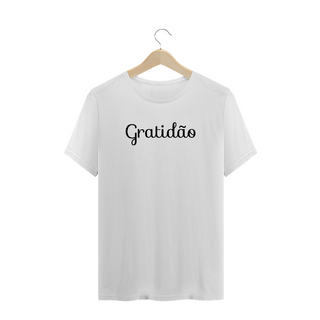 Nome do produtoCamiseta Feminina Plus Size Gratidão