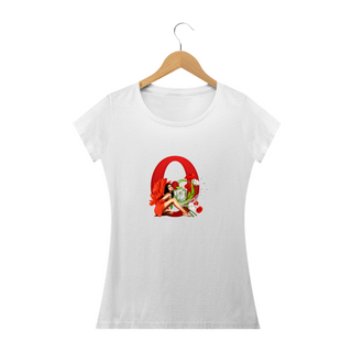 Nome do produtoCamiseta Feminina Baby Long Letra-O