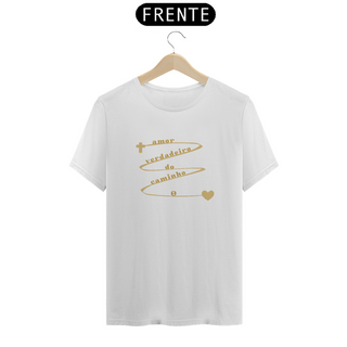 Nome do produtoCamiseta Feminina T-shirt O Caminho Do Verdadeiro Amor