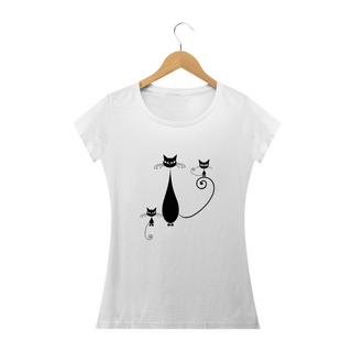 Nome do produtoCamiseta Feminina Baby Long Mamãe Gata