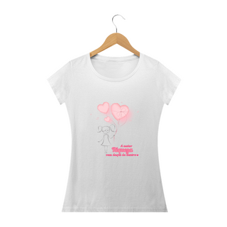 Nome do produtoCamiseta Feminina Baby Long Riqueza Que Vem Do Coração