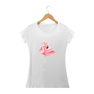 Nome do produtoCamiseta Feminina Baby Long Flaminga Dudi 