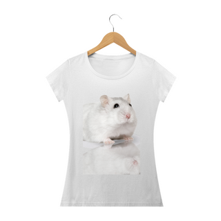 Nome do produtoCamiseta Feminina Baby Long Hamster Fofo