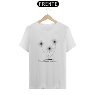Nome do produtoCamiseta Feminina T-shirt Como Deus É Perfeito