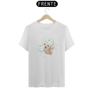 Nome do produtoCamiseta Feminina T-shirt Flores