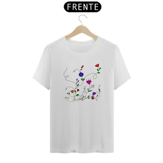 Nome do produtoCamiseta Feminina T-shirt Coleção Flores