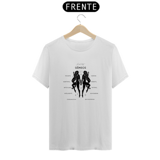 Nome do produtoCamiseta Feminina T-shirt Signo-Gêmeos